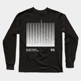 Needle In The Hay / Elliott Smith / Minimal Graphic Design Artwork Long Sleeve T-Shirt